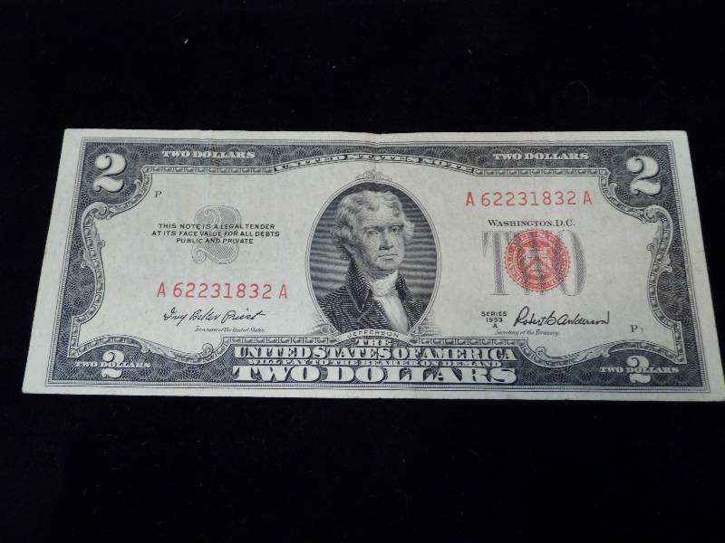 $2 US Bill