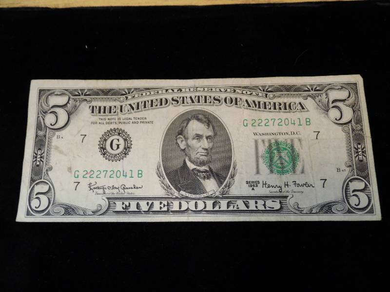 $5 US Bill