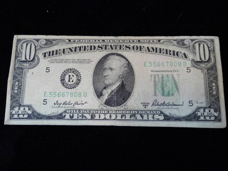 $10 US Bill