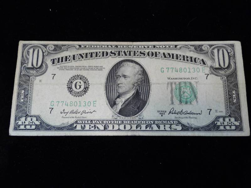 $10 US Bill