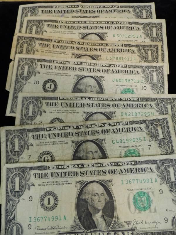 $1 US Bills