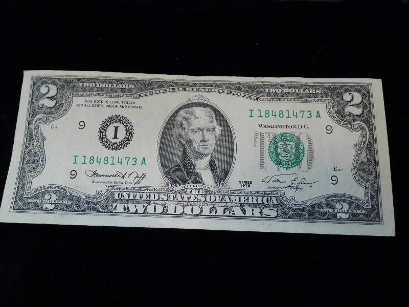 $2 US Bill