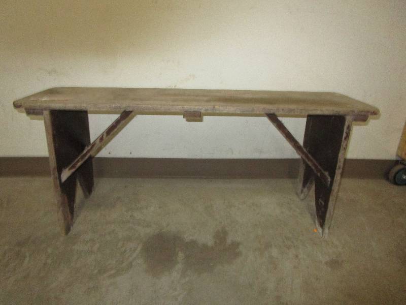 lot 58 image: Old Bench