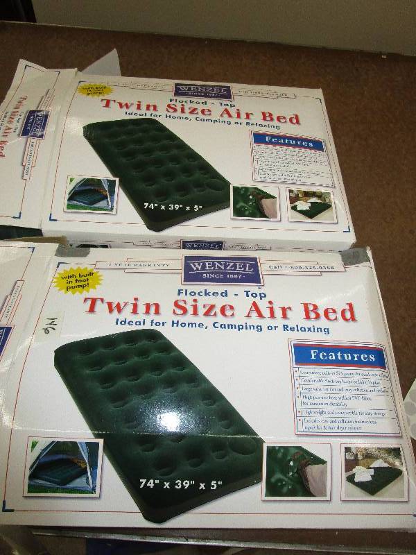 lot 127 image: Two Air Bed  74 x 39 x 5