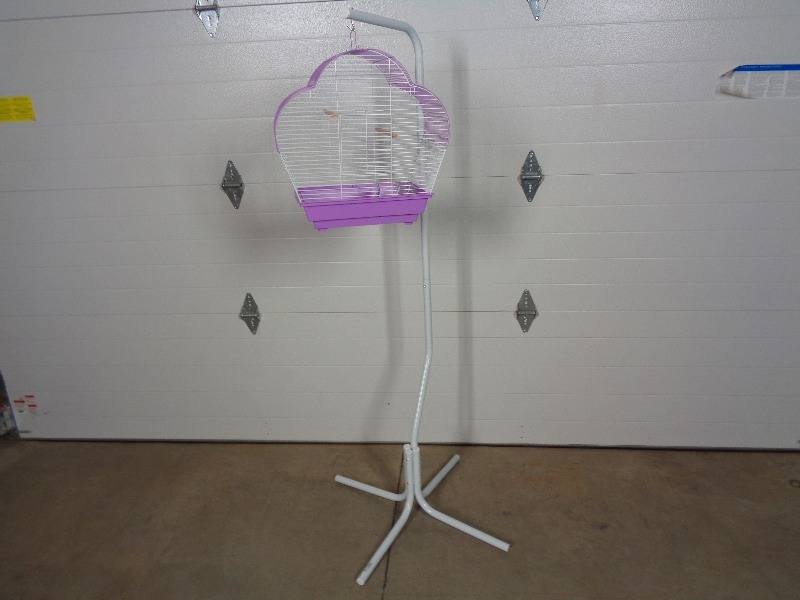 lot 23 image: Birdcage with Stand