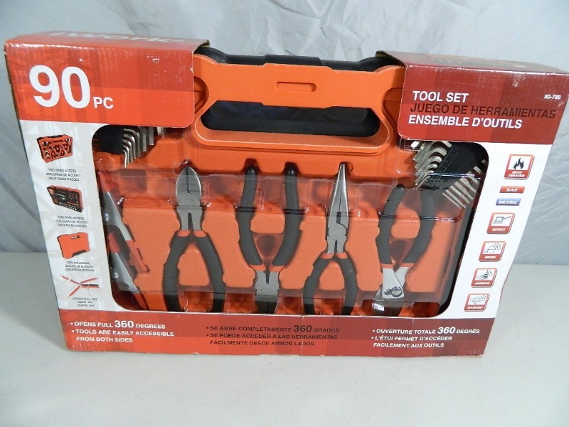 lot 65 image: New 90 Pc Tool Set