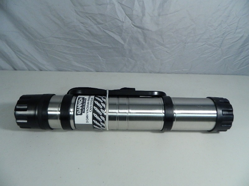 lot 82 image: New Cannon 3 Can Vacuum Insulated Can Cooler