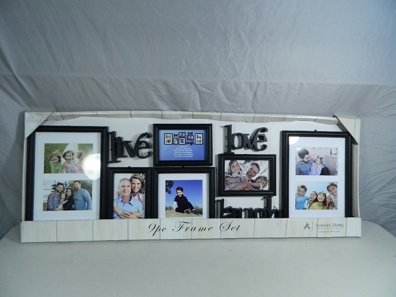 lot 86 image: New 9 Pc Frame Set