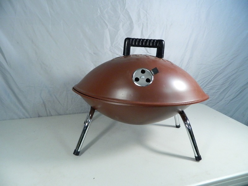 lot 100 image: New Football Charcoal Grill