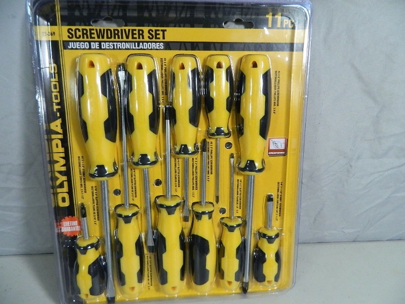 lot 120 image: New Olympia 11 Pc Screwdriver Set