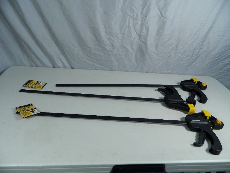 lot 128 image: 3 New Olympia 24 Ratcheting Bar and Spreader