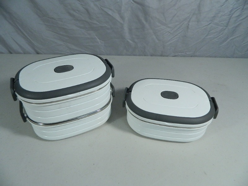 lot 150 image: 2 New Bento Style Lunchboxes