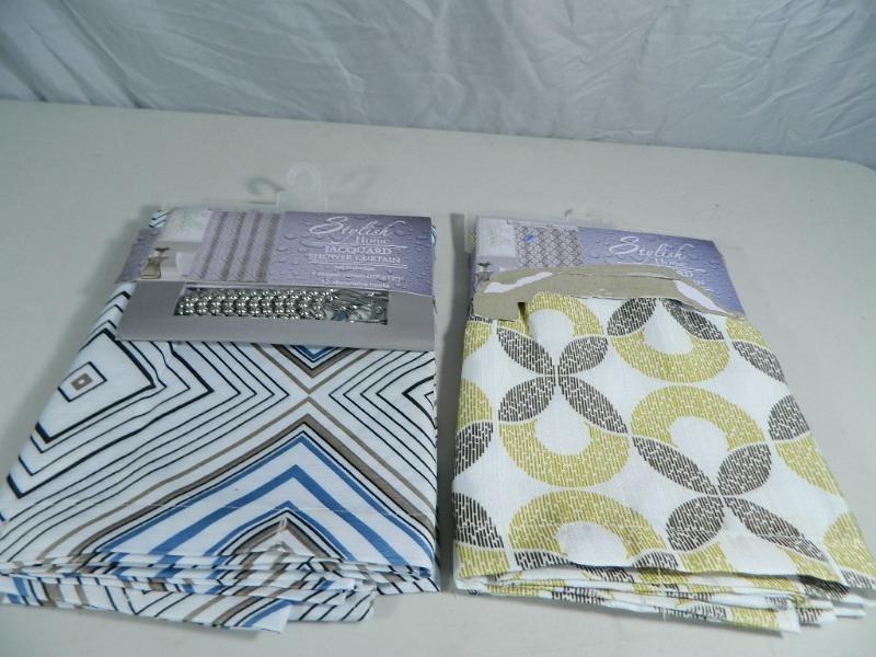 lot 194 image: 2 New Shower Curtains