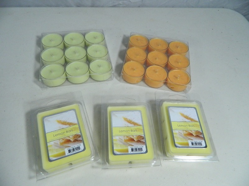 lot 202 image: New Scented Tealight Candles and New Wax Melts