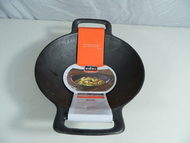 lot 215 image: New Cast Iron Wok