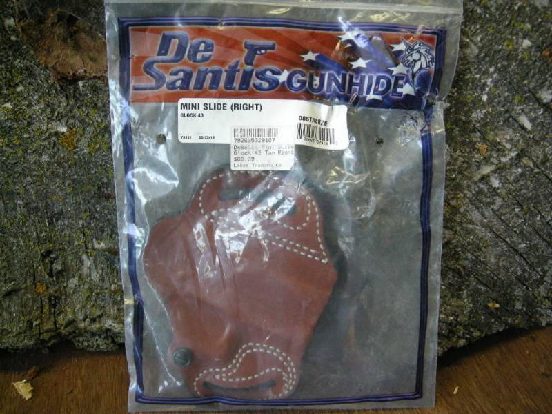 lot 25 image: DeSantis Minislide Glock 43 Holster