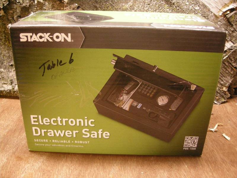 lot 53 image: Stack-On Electronic Drawer Safe