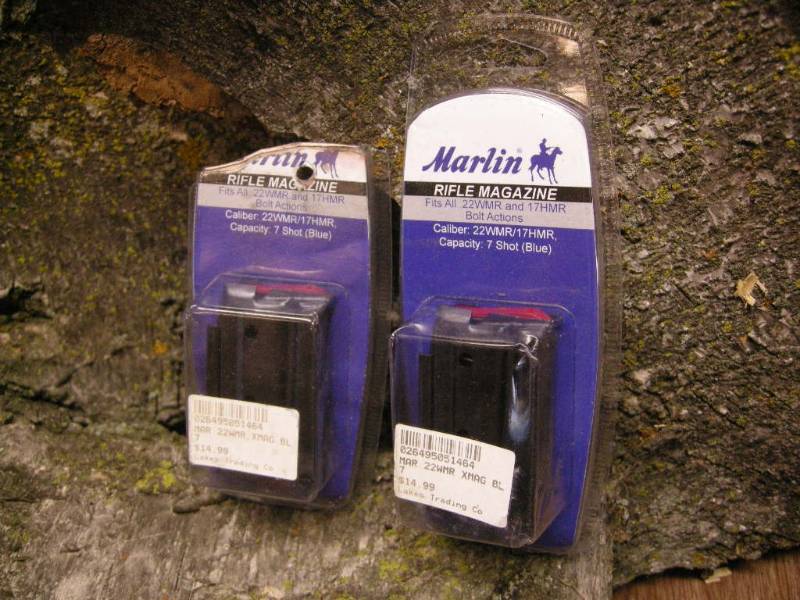 lot 88 image: 2 Marlin .22 Rifle Magazines