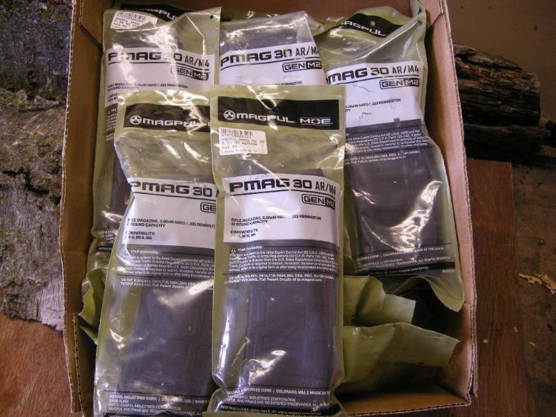 lot 165 image: 11-Magpul M2 AR15, M16, M4 Magazines