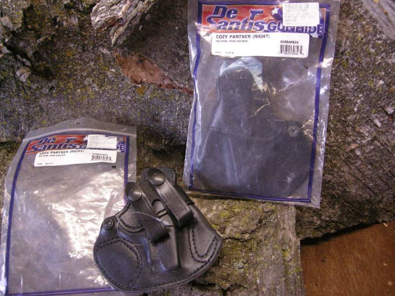 lot 170 image: 2 DeSantis Cozy Partner P238 Holsters