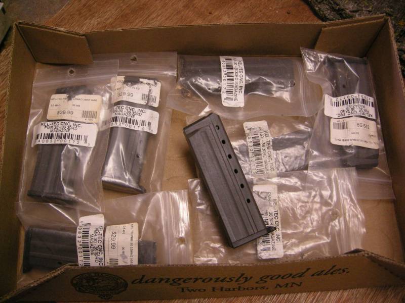 lot 187 image: 7 Kel-Tec PMR-30 .22 Magazines