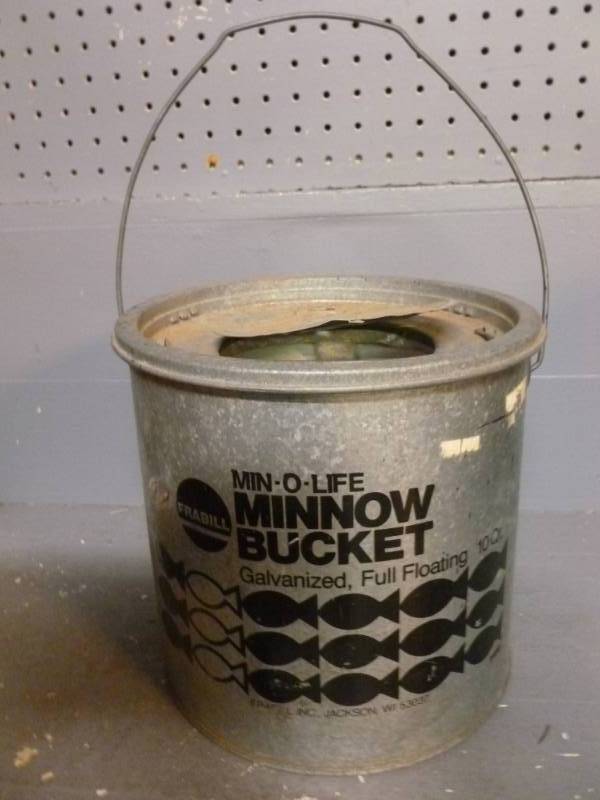 Galvanized Minnow Bucket