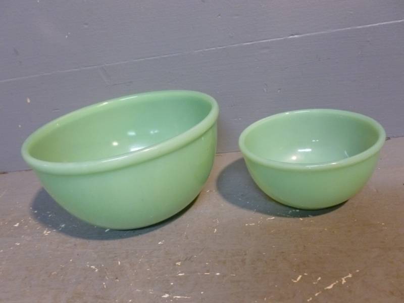 Antique Jadeite Bowls