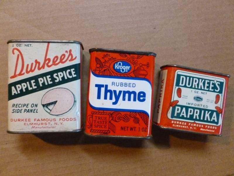 Vintage Metal Containers