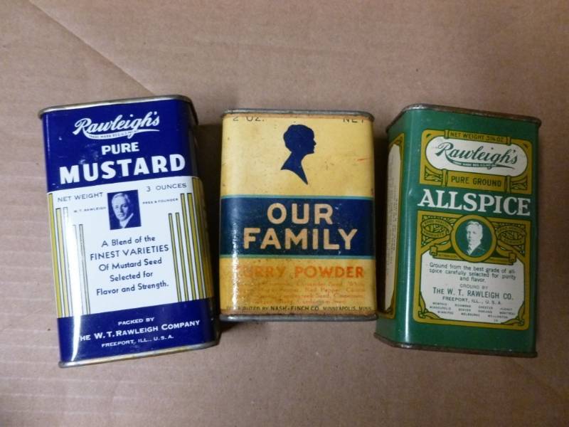 Vintage Metal Containers