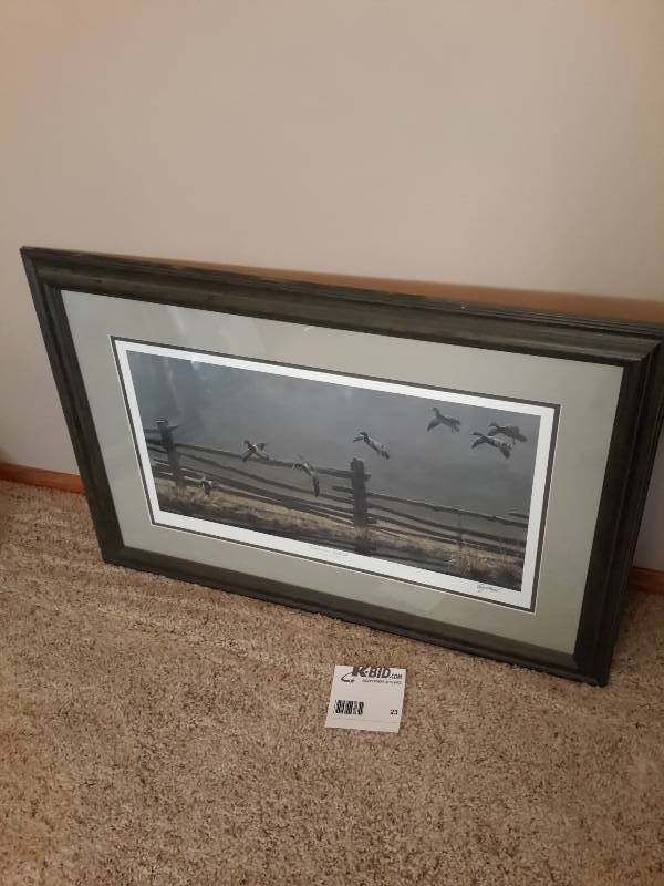 lot 23 image: Homestead Mallards by George Lockwood