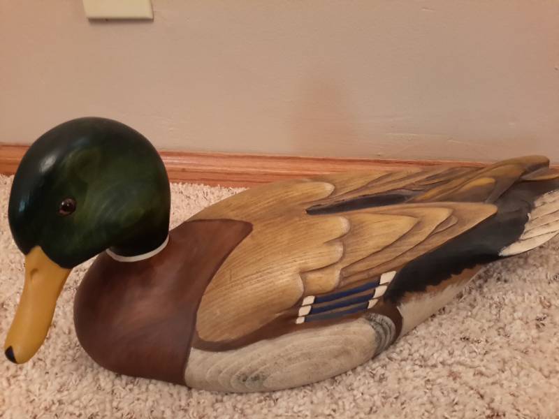 lot 50 image: Ducks Unlimited Decorative Wooden Mallard
