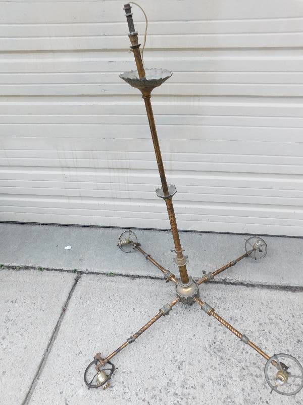 lot 19 image: Copper Antique Chandelier