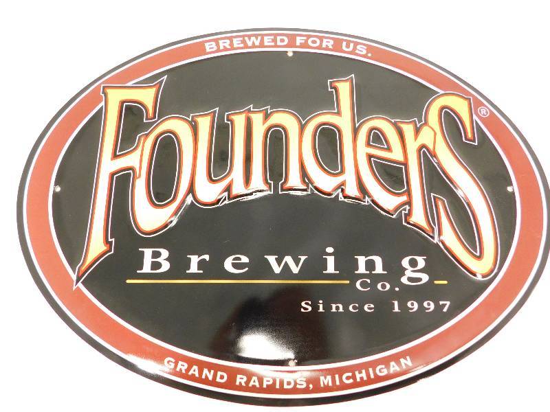 lot 52 image: Metal Founders Brewing Co-Since 1997 Oval Sign