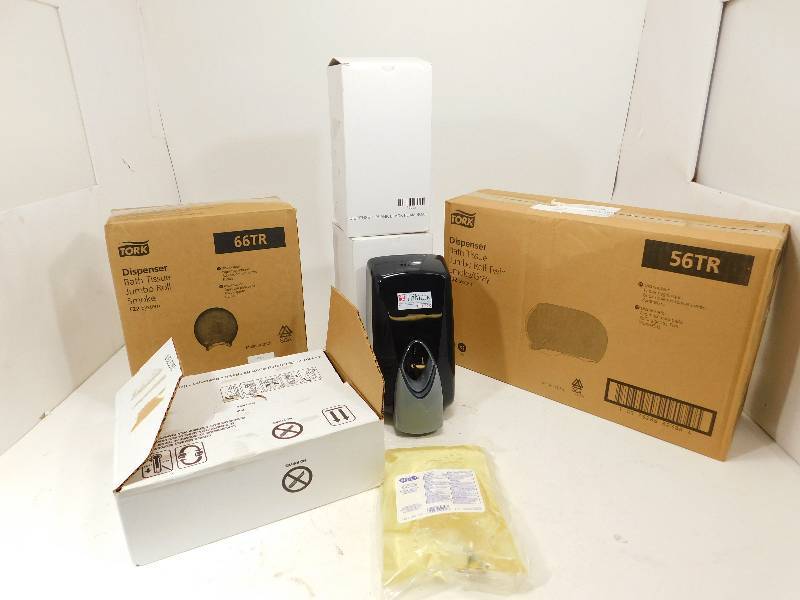 lot 71 image: Bathroom Toilet Tissue Dispensers--Liquid Soap Dispensers--Micrell Lotion Soap