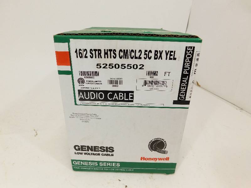 lot 74 image: Genesis Low Voltage Audio Cable From Honeywell
