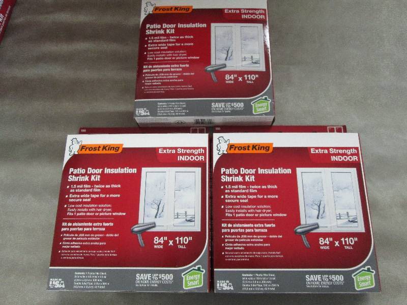 lot 6 image: Lot of 3 Frost King Extra Strenght ...