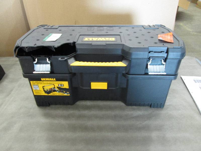 lot 16 image: Dewalt Power tool case - damaged...