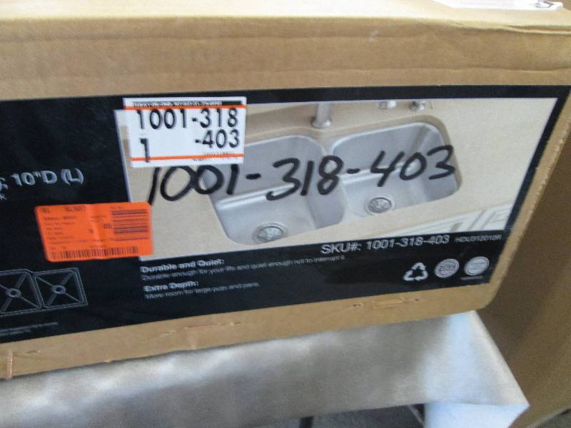 lot 32 image: Elkay Undermount Stainless Steel 32...