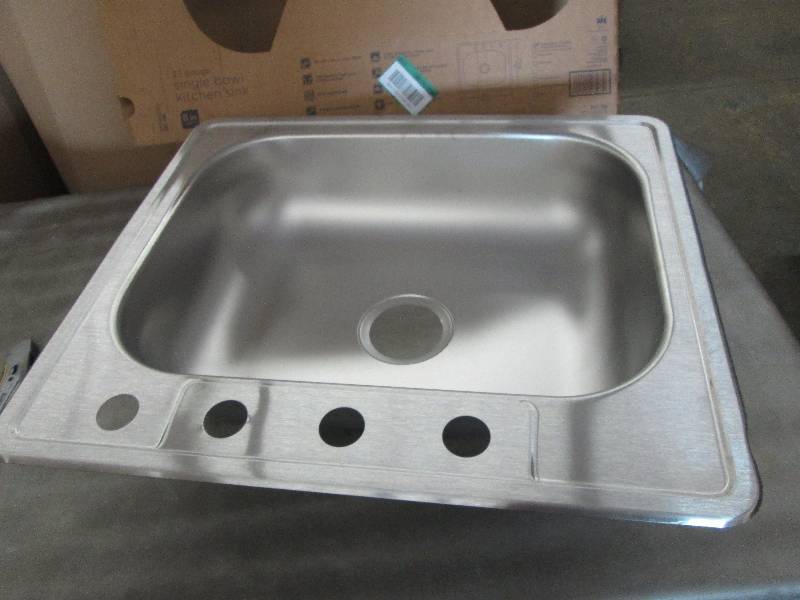 lot 40 image: Glacier Bay Drop-In Stainless Steel...