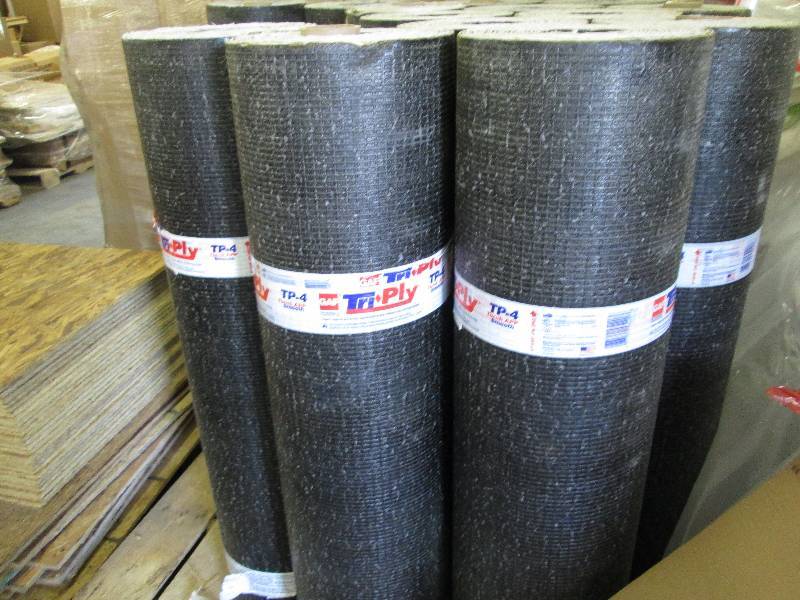 lot 51 image: Lot of 7 rolls GAF TriPly TP-4 Smoo...