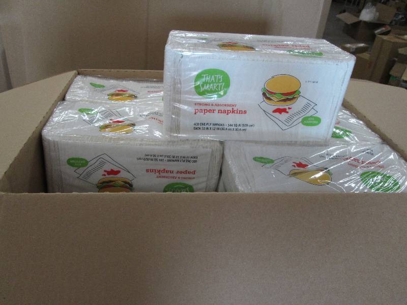 lot 62 image: Case of 18- 400 pks Thats Smart Pa...