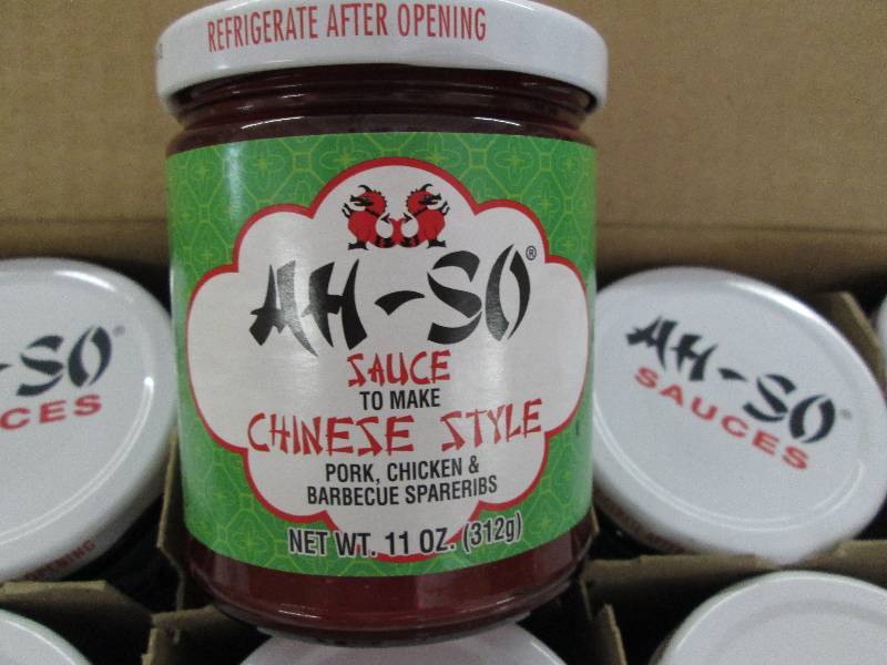 lot 102 image: Case of 12- 11 oz jars Ah So Sparer...