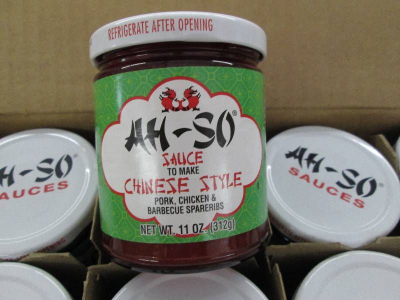 lot 103 image: Case of 12- 11 oz jars Ah So Sparer...