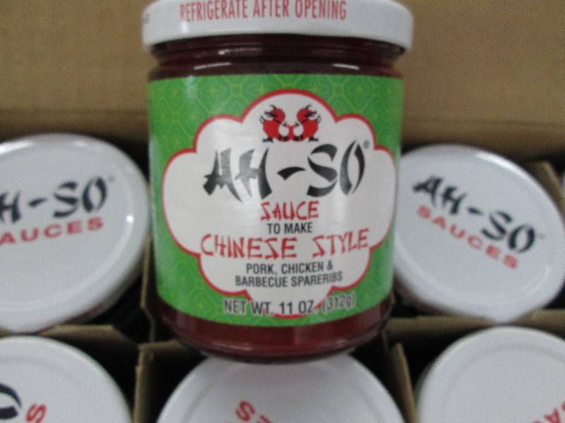 lot 106 image: Case of 12- 11 oz jars Ah So Sparer...