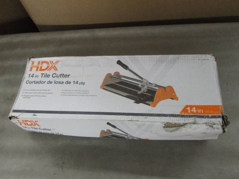 Hdx 14 in rip store ceramic tile cutter