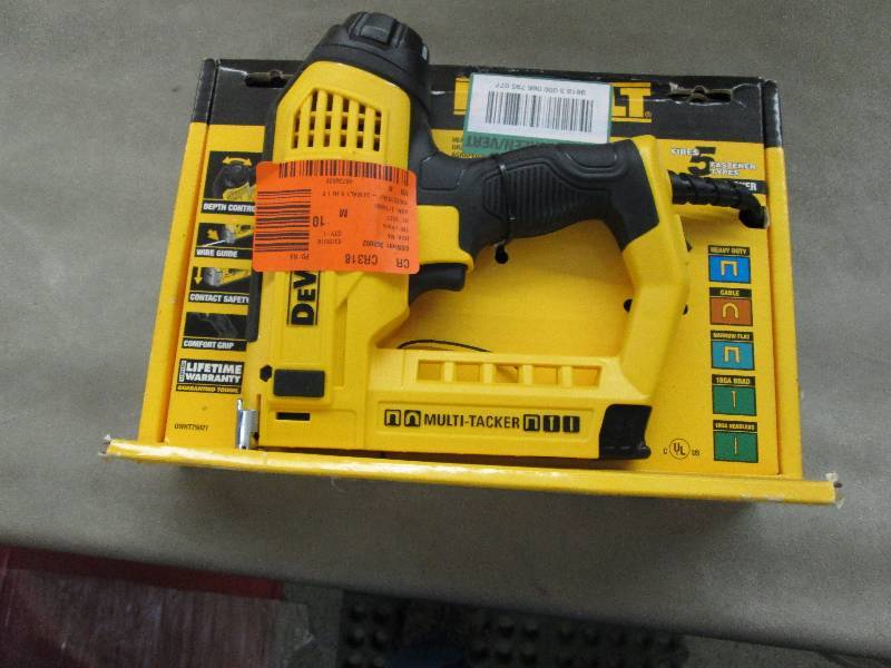 lot 173 image: Dewalt 5-in-1 Multi-Tacker and Brad...
