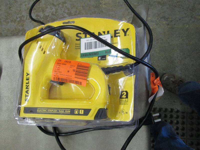lot 177 image: Stanley 2-in-1 Electric Stapler and...