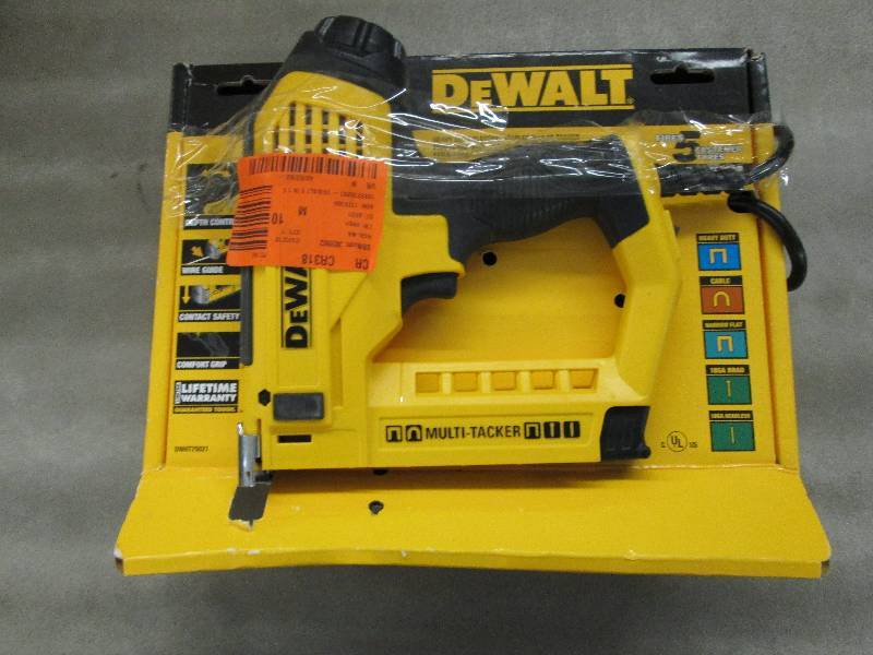 lot 184 image: Dewalt 5-in-1 Multi-Tacker and Brad...