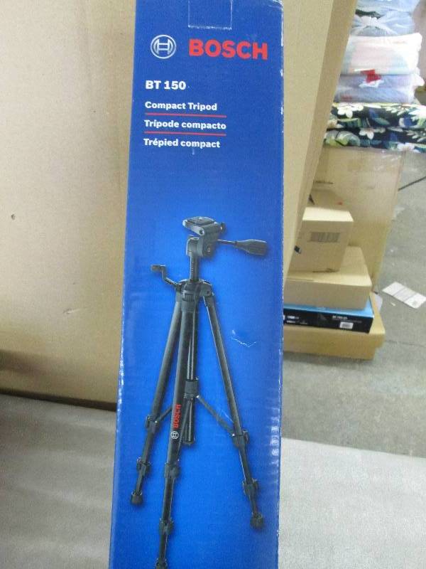 lot 195 image: Bosch Compact Tripod with Extendabl...