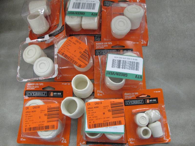 lot 228 image: Lot of Everbilt Rubber Leg Tips...